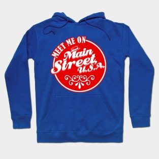 Meet me on Main Street USA (Red) Hoodie